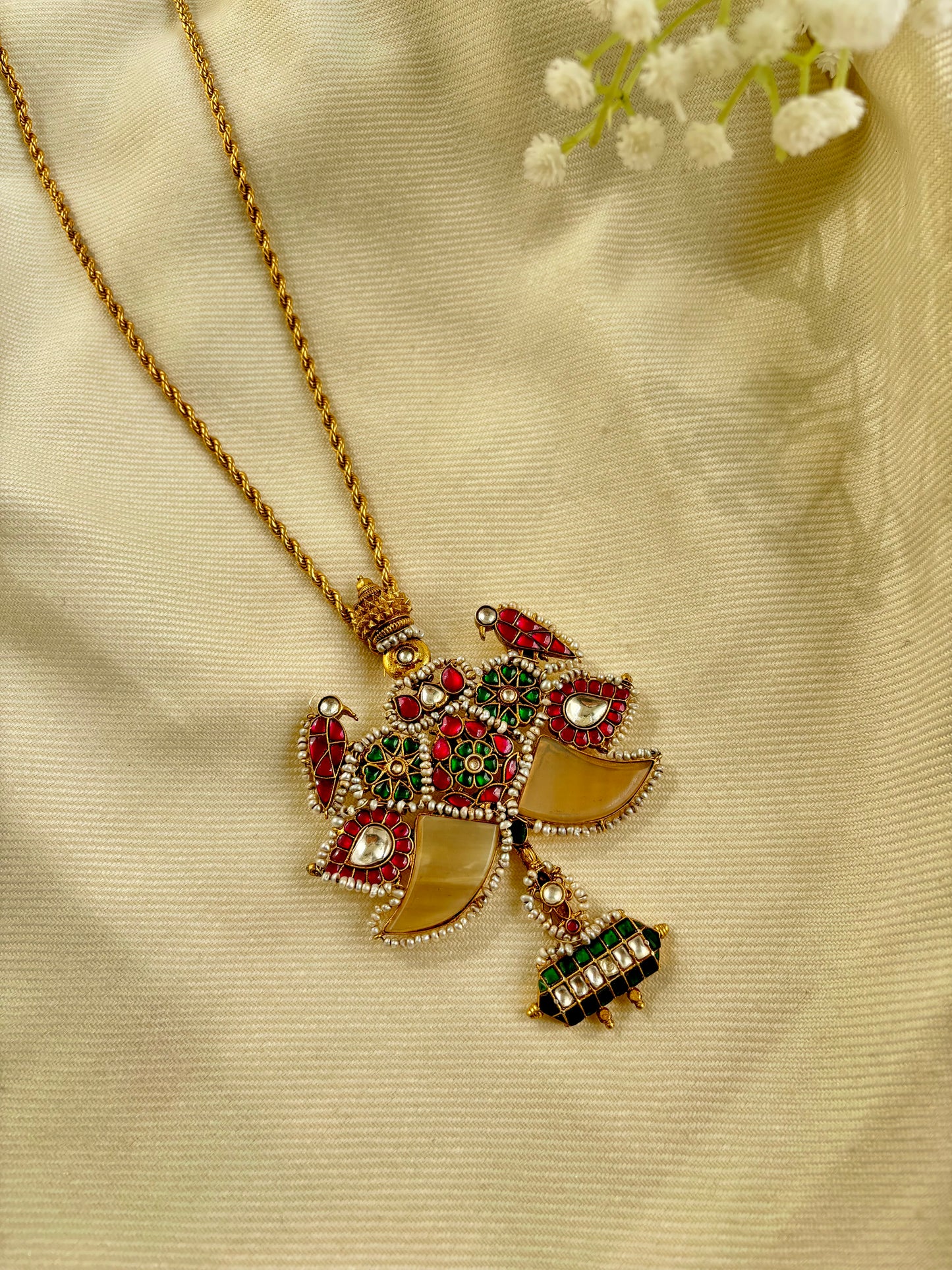Long Style Pendant Necklace