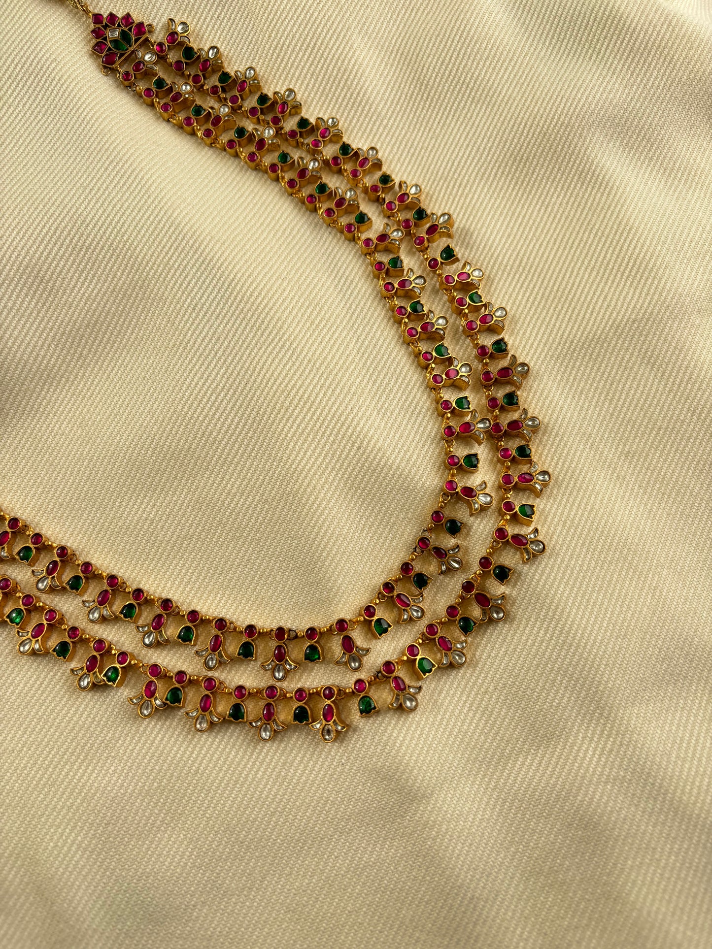 Dual Layered Kundan Necklace