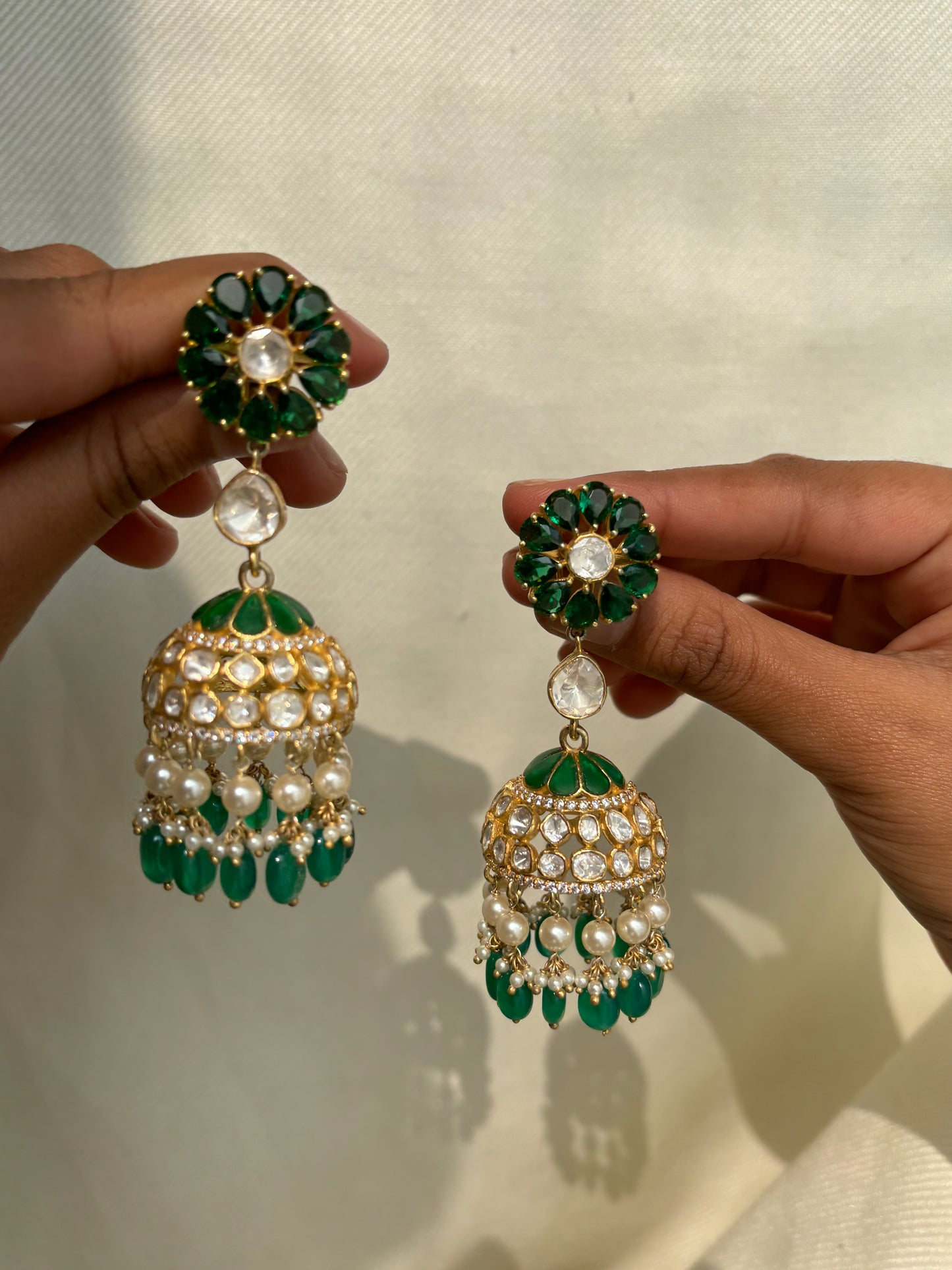 Bridal Kundan Chokar Style Necklace set with Earring