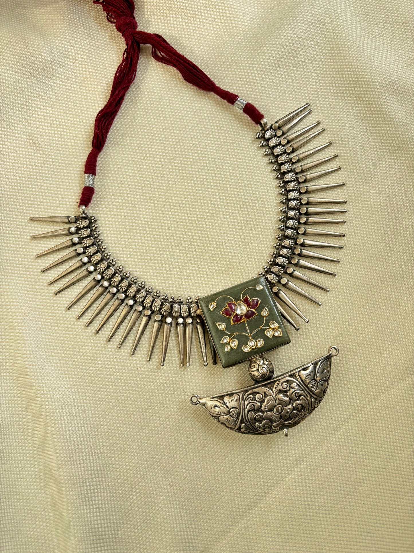 Trible Silver Necklace