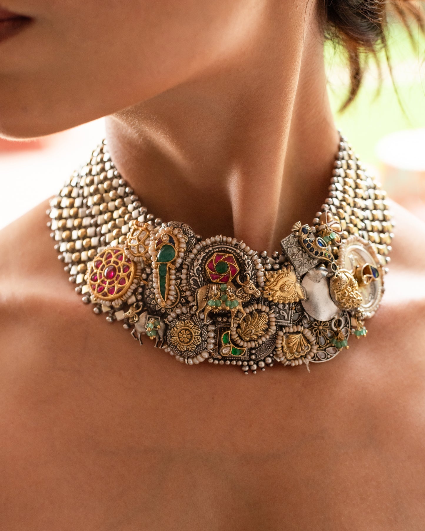 Classic Silver Mesh Necklace