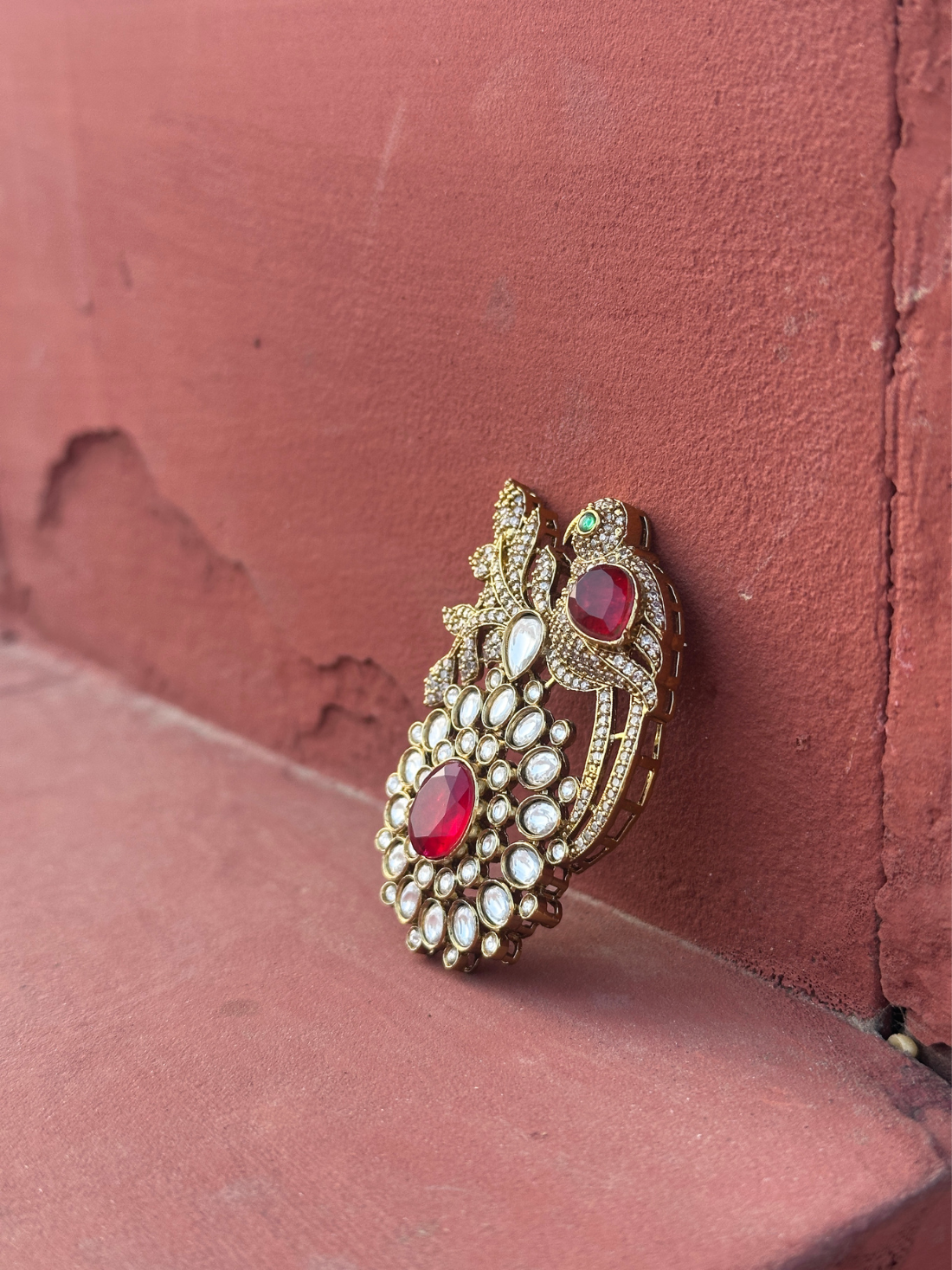 Bird Polki Brooch | Jewellery By Kamla Poddar