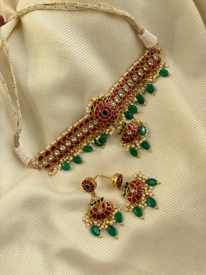 Ethenic Jadau chokar Set