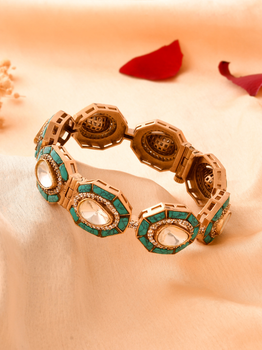 Polki & Gemstone Kada