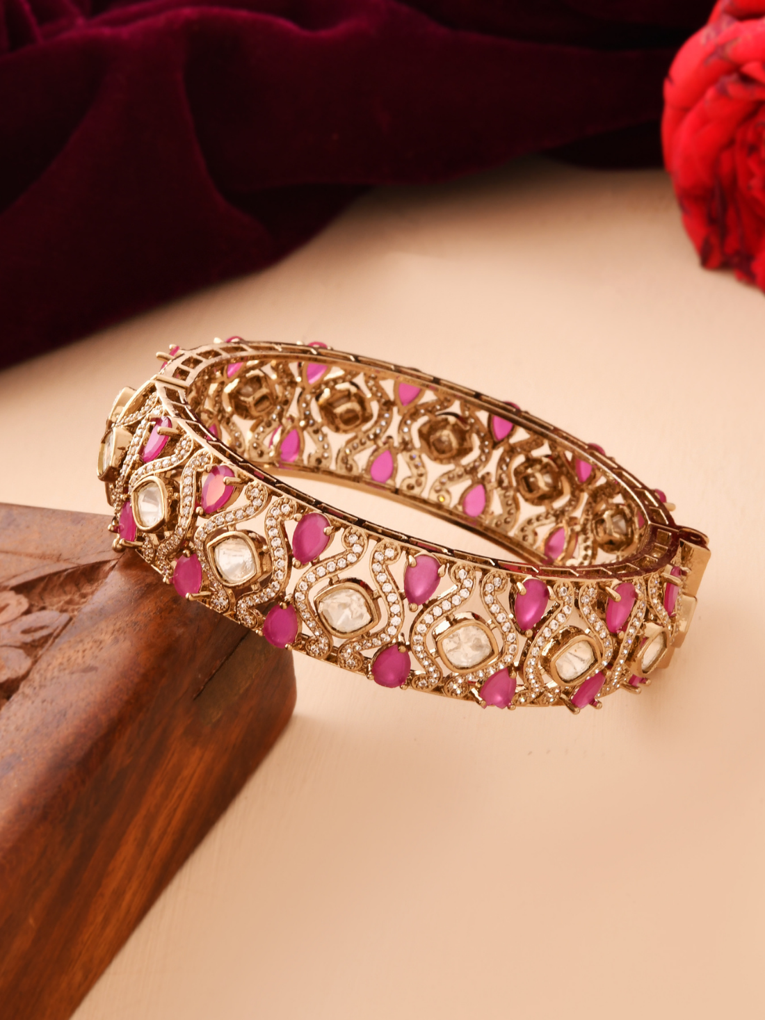 Polki Diamond Kada