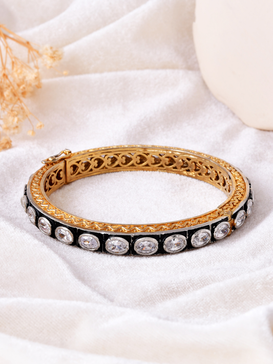 Victorian Polki Diamond Bangle
