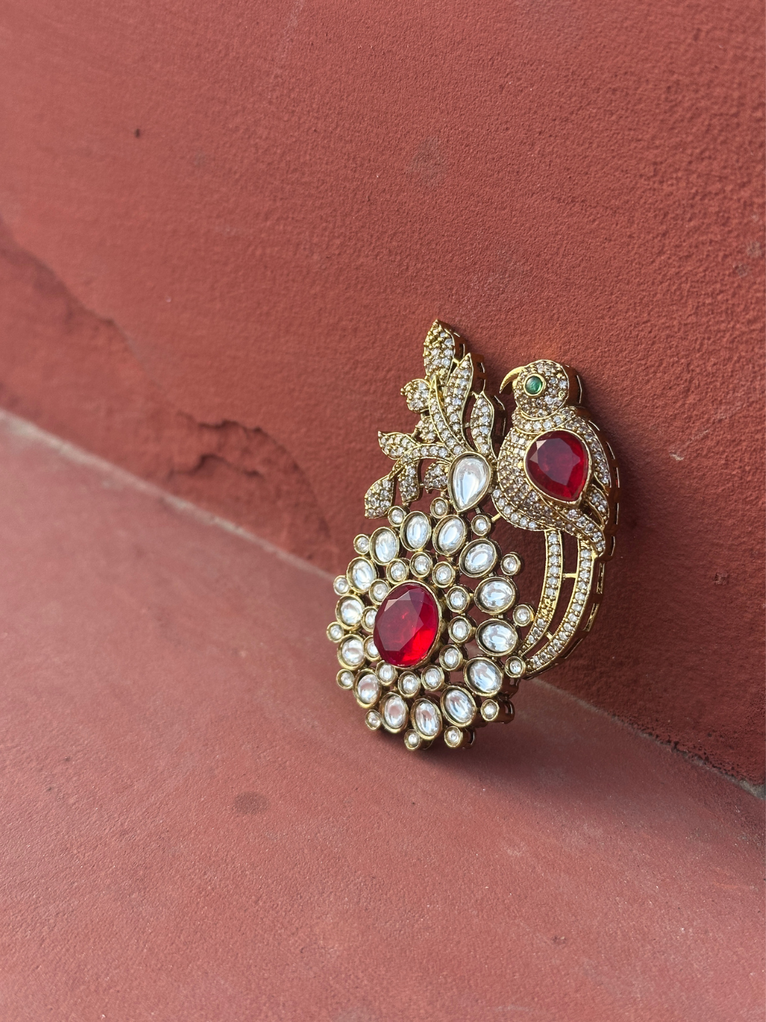 Bird Polki Brooch | Jewellery By Kamla Poddar
