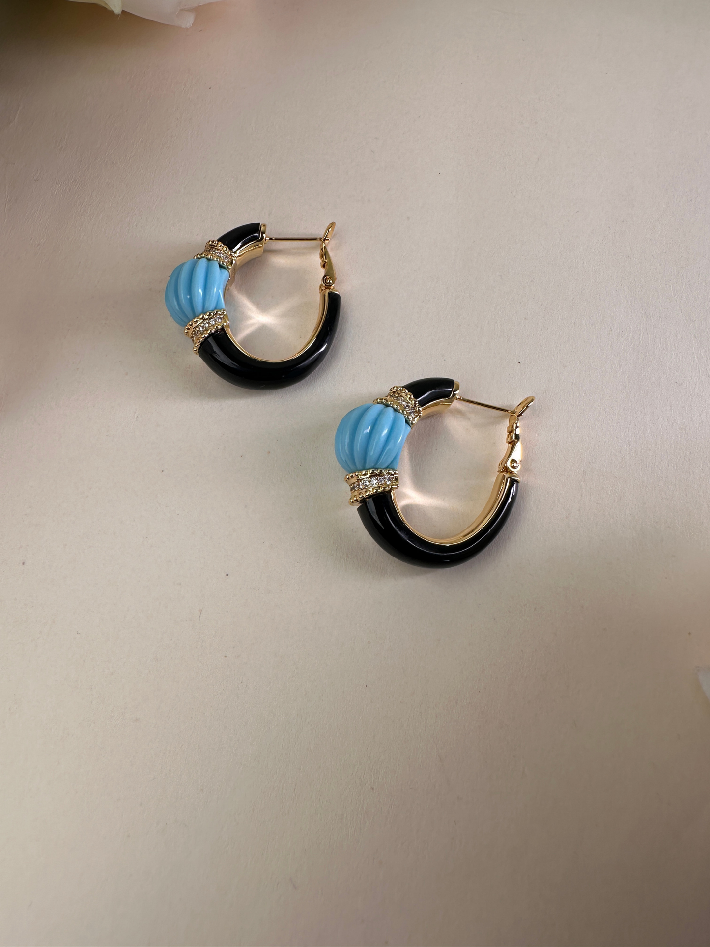 Blue Turquoise Earring | Jewellery By Kamla Poddar