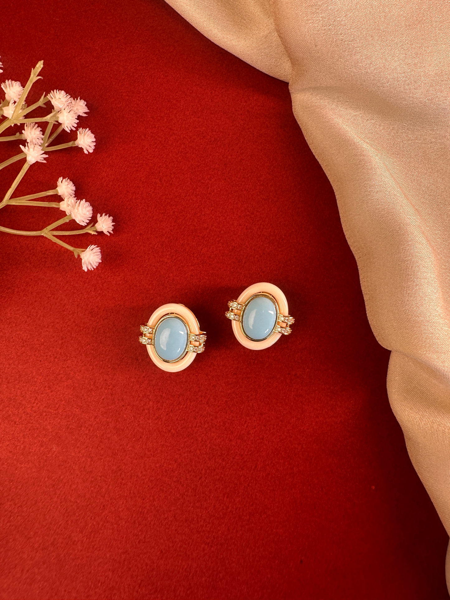 Neelam Studs | Jewellery By Kamla Poddar
