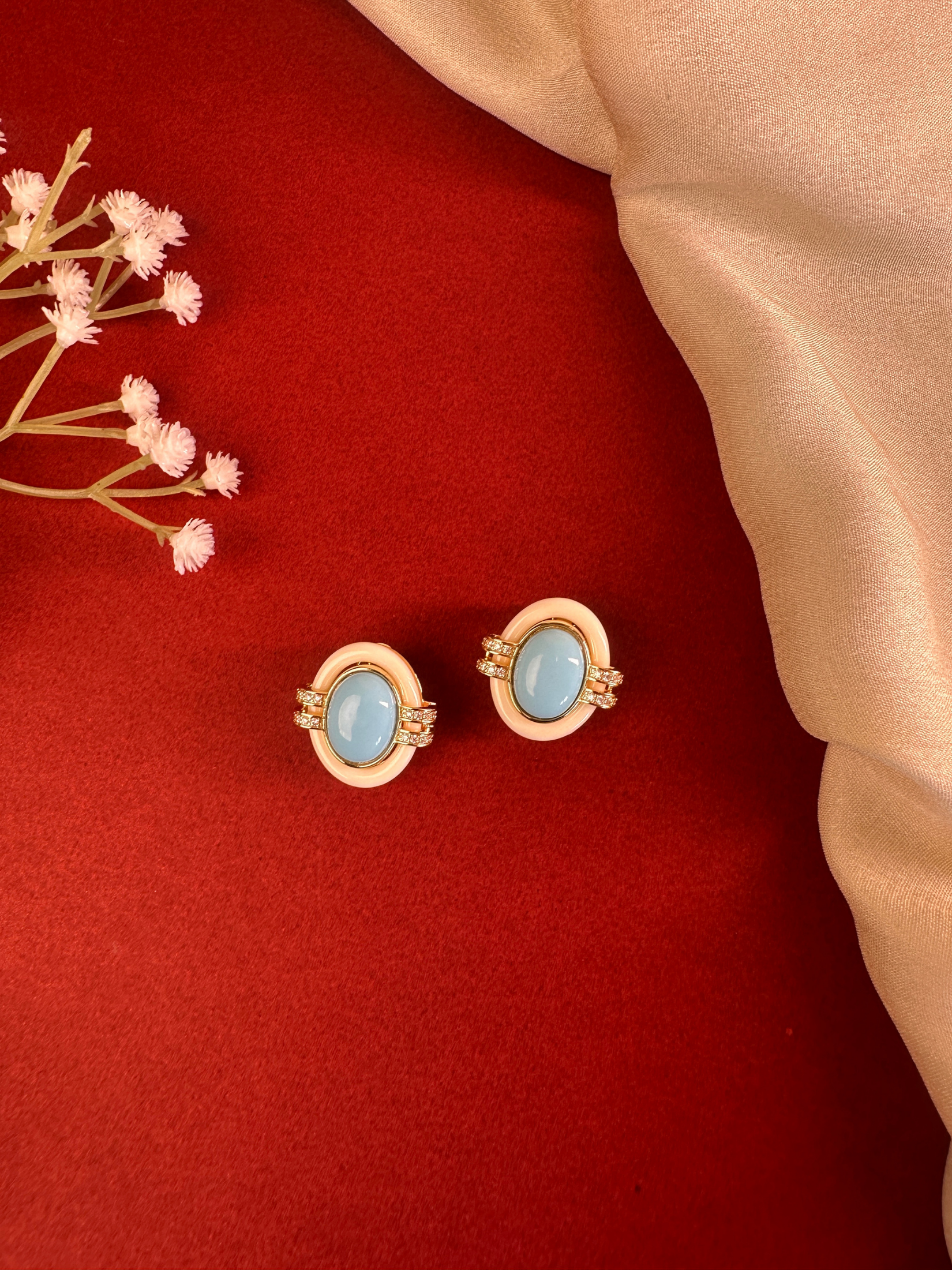 Neelam Studs | Jewellery By Kamla Poddar