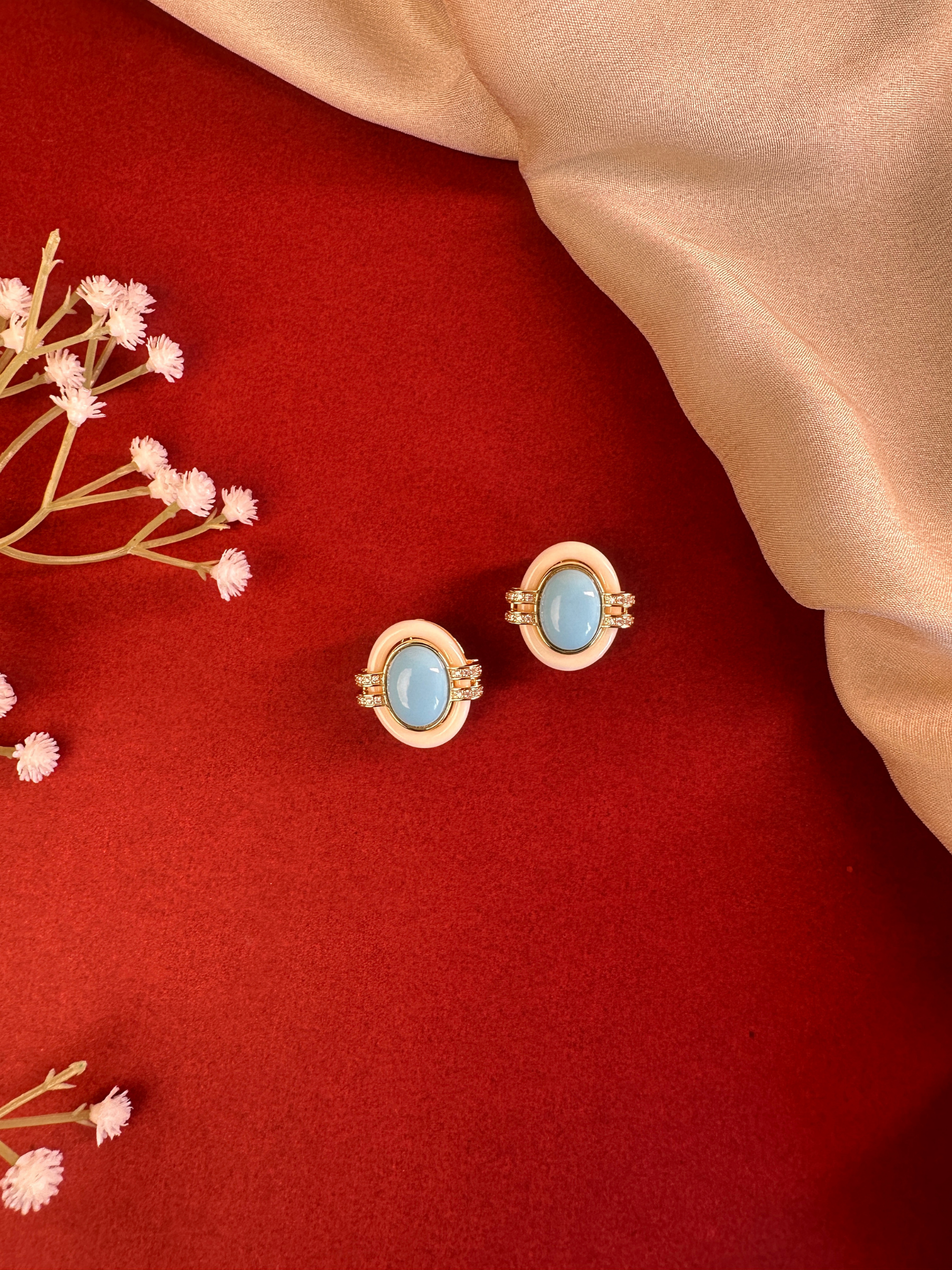 Neelam Studs | Jewellery By Kamla Poddar