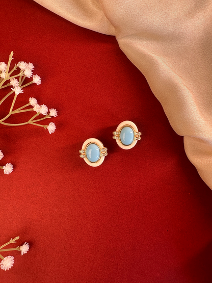 Neelam Studs | Jewellery By Kamla Poddar