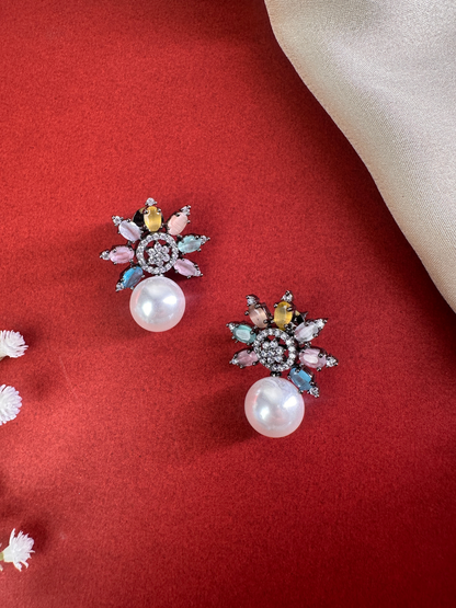 Rang Phool Pearl Drops | Jewellery By Kamla Poddar