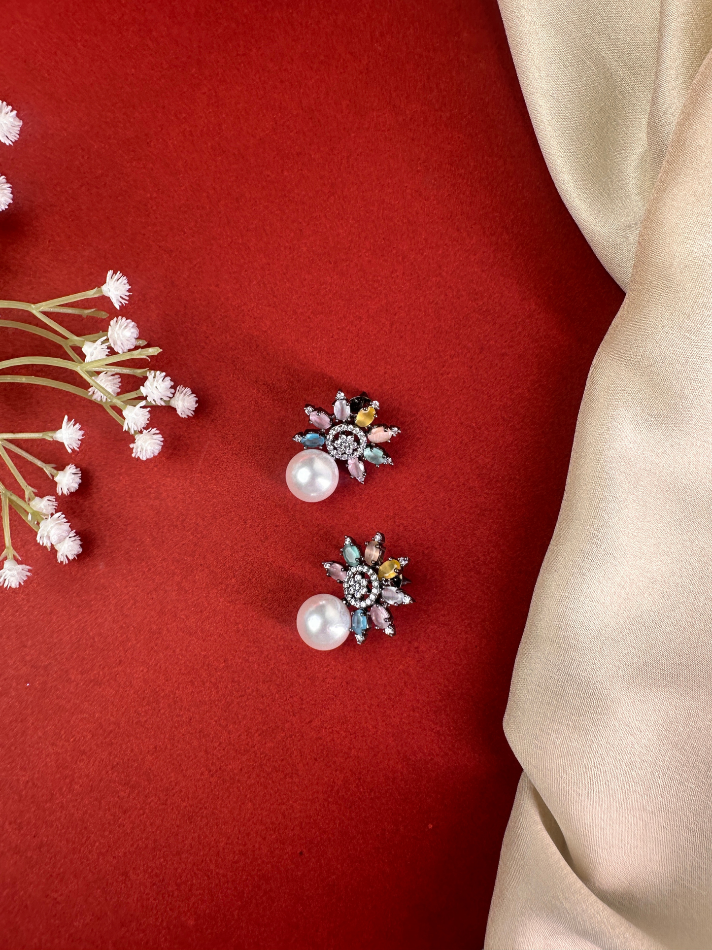 Rang Phool Pearl Drops | Jewellery By Kamla Poddar