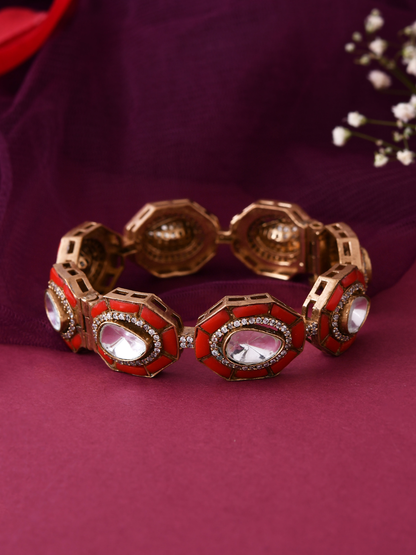 Polki & Gemstone Kada