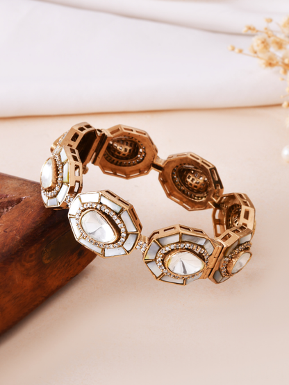 Polki & Gemstone Kada